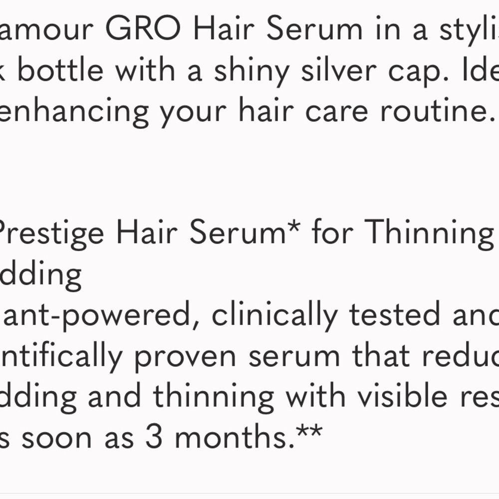 NEW Vegamor GRO Hair Serum - Picture 3 of 3